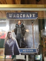 Warcraft Movie Action Figure MEDIVH 6-inch Wizard With Staff Jakks NEW World of - £6.86 GBP