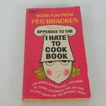 Appendix I Hate To Cook Book Peg Bracken PB 1967 Fawcett Crest Household Hints - £4.67 GBP
