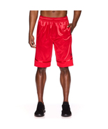 AND1 Racing Red Active Core 12&quot; Solid Home Court Basketball Shorts - 2XL - £19.65 GBP