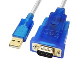 DTech 10 Feet USB 2.0 to RS232 DB9 Serial Port Adapter Cable with FTDI C... - £31.59 GBP