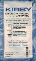 Kirby G4 and G5 Micron Magic Vacuum Bags 3 pk. - £7.49 GBP