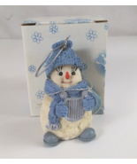 1998 Encore Snow Buddies Power With Harp #94116 Figurine With Tag &amp; Box - $221.47 MXN