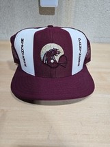 80s Michigan Panthers Snapback Hat L Maroon Lucky Stripe AJD USFL NEW *(... - $20.90