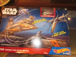 WDW Disney Hot Wheels Star Wars X-Wing Assault Galactic Battle Brand New - $24.99