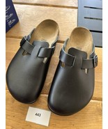 Birkenstock Boston | Black | EU 38 | US Ladies 7 / Men’s 5 | Regular Fit - $201.71 CAD