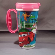Pixar Walt Disney World Cars Buzz Lightyear  Pink Whirley Mug Rapid Refill Cup - $14.01
