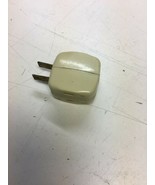 Vintage Ivory Art Deco Bakelite Prong Triple 3 Outlet Plug Adapter 125V - $6.19