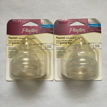 2 Pack - Playtex Nurser Naturalatch Nipples Silicone 0-3 Months Slow Flow - £17.45 GBP