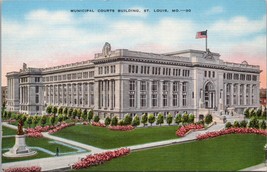 Municipal Courts Building St. Louis MO Postcard PC571 - $4.99