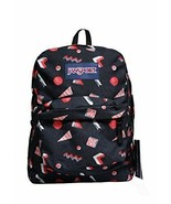 NWT JanSport Superbreak Student Backpack - High Risk Red Fresh Prince - £27.89 GBP