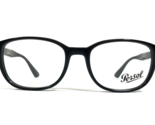 Persol Brille Rahmen 3163-V 95 Schwarz Quadratisch Voll Felge - $139.89