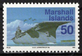 Marshall Islands 455 MNH Aircraft Carrier Ships Aviation ZAYIX 0424S0015 - £1.20 GBP