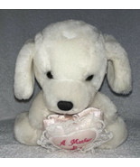 Vintage 1968 America Wego Plush Puppy DOG “A Mother Is Love” Heart Mothe... - £22.39 GBP