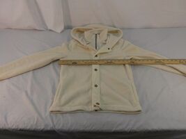 Adult Women's Lauren Ralph Lauren Off White Color Full Zip Hoodie Fleece... - $28.36