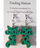 Resin Cat Earrings - $15.43 CAD