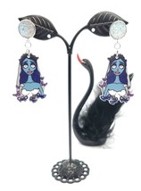 Halloween Corpse Bride Emily Spooky Holiday Fashion Dangle Earrings - $22.00