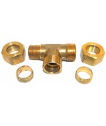 Big A Service Line 3-171928 Brass Pipe, Tee Fitting Kit 3/4&quot; x 1/2&quot; - $275.32 MXN