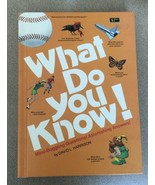 What Do You Know! By David L. Harrison 1981 Hardcover - £11.10 GBP