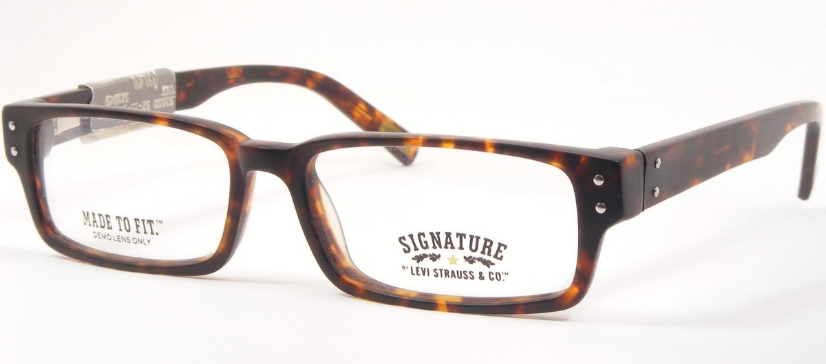LEVI&#39;S LS1009 Tortoise Brown EYEGLASSES GLASSES PLASTIC FRAME 52-15-140mm - $39.60