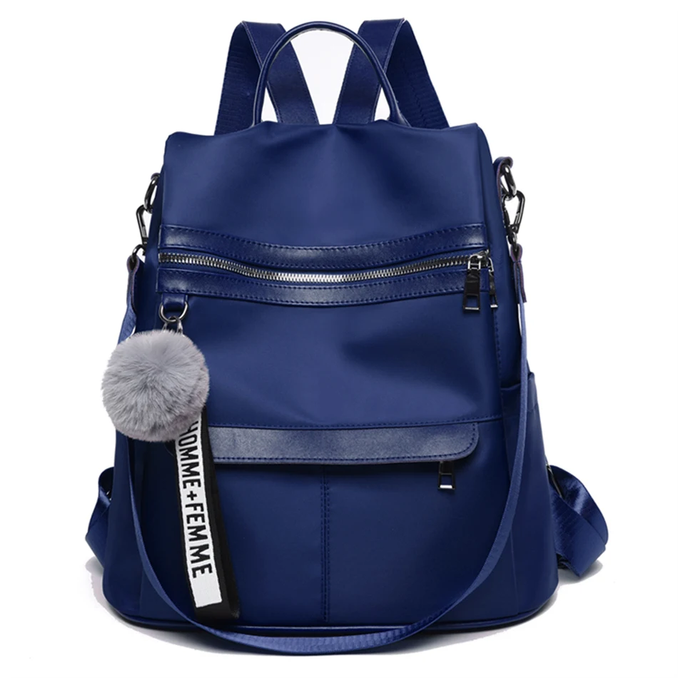 New 3 In 1 Oxford Cloth Women Backpack Travel Waterproof Bagpack College Wind Sc - £22.18 GBP