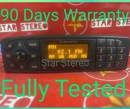 04-09 Mercedes Benz C350 CLK350 W203 In-Dash Radio A203 820 24 86 OEM ME... - $57.17