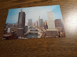 &quot;The Chicago Canal&quot; Post Card from 1965 (Posted) Really Chicago River - $10.35