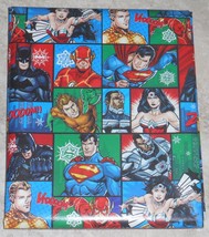 DC Comics Justice League USA Christmas Wrapping PAPER 20 SQ FT Folded - £3.19 GBP