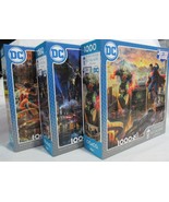 Ceaco 1000 Piece Puzzle Thomas Kinkade JUSTICE LEAGUE Superman Batman DC... - $93.47