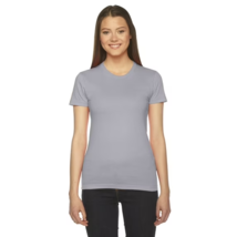 32 Piece Bulk Box American Apparel Women&#39;s Fine Jersey Tee Size XL Heath... - $484.45 MXN