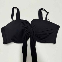 Coco Reef Womens Black Underwire Bandeau Bikini Swim Top Size 36DD/38DD - £20.39 GBP