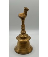 Late 19th/Early 20th Century Indian Bronze Kamadhenu Ghanta Bell - £43.34 GBP