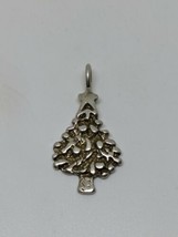 Vintage Sterling Silver 925 Christmas Tree Pendant - £11.81 GBP