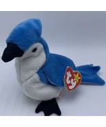 Ty Beanie Babies Rocket The Blue Jay Bird 1997 Date Code Error #1 - $13.49
