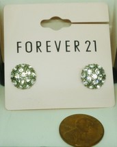 Charming Stud Bejeweled Evening Earrings Forever 21 - £4.69 GBP
