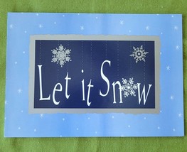 16 Let it Snow Holiday Christmas Cards &amp; Envelopes Unboxed American Gree... - £3.08 GBP