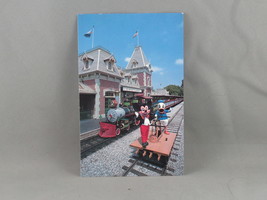 Vintage Postcard - Train Station Disneyland California - Walt Disney Productions - £11.99 GBP