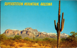 Postcard - Superstition Mountain - Arizona (B6) - £3.62 GBP