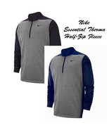 NIKE NEW MEN&#39;S ESSENTIAL THERMA 1/2 ZIP FLEECE LINED PULLOVER TOP SWEATS... - £29.64 GBP