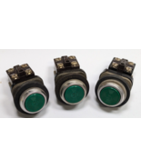 Lot of 3 Vintage Allen-Bradley 800T-A1M Green Flush Head Push Button Swi... - €50,62 EUR