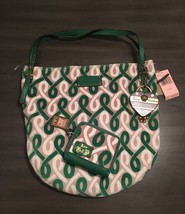NWT $286 Juicy Couture Green Velour BFF Tote Bag &amp; Matching Zip Around Wallet  - £216.31 GBP