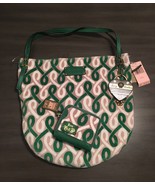 NWT $286 Juicy Couture Green Velour BFF Tote Bag &amp; Matching Zip Around W... - £220.34 GBP