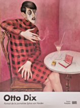 Otto Dix - Manifesto Originale - Sylvia Von Harden - Centro Pompidou Par... - $256.47