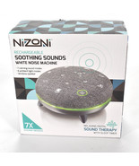 Nizoni Rechargeable Soothing Sounds White Noise Machine 7 Sound 8 Light ... - $29.77 CAD