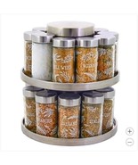 Kamenstein 20 Jar Revolving Spice Rack W/Tool Caddy, 8.3&quot;Wx8.3&quot;Dx9.2&quot;H, ... - $68.31 CAD