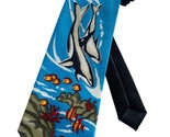 Mens Killer Whales Under the Ocean Aquatic Life Necktie - Black - Neck Tie - $15.79