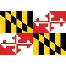 Maryland Flag with Grommets 2ft x 3ft - $13.88