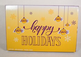 Los Angeles Lakers Wooden Food Laptop Beverage Tray NBA New - £55.56 GBP