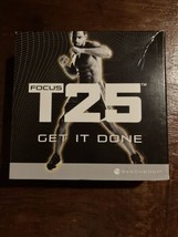 T25 Focus Get it Done • Alpha + Beta by Beach Body • DVD&#39;s &amp; Books - £14.65 GBP