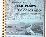 Procedures for Determining Peak Flows in Colorado; Soil Conservation 1977 - £28.22 GBP