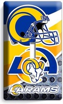 La Rams Los Angeles Football Team 1 Gang Light Switch Wall Plate Sport Art Decor - £9.58 GBP